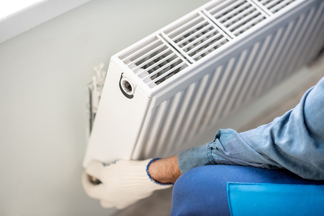 Installation chauffage moderne maison